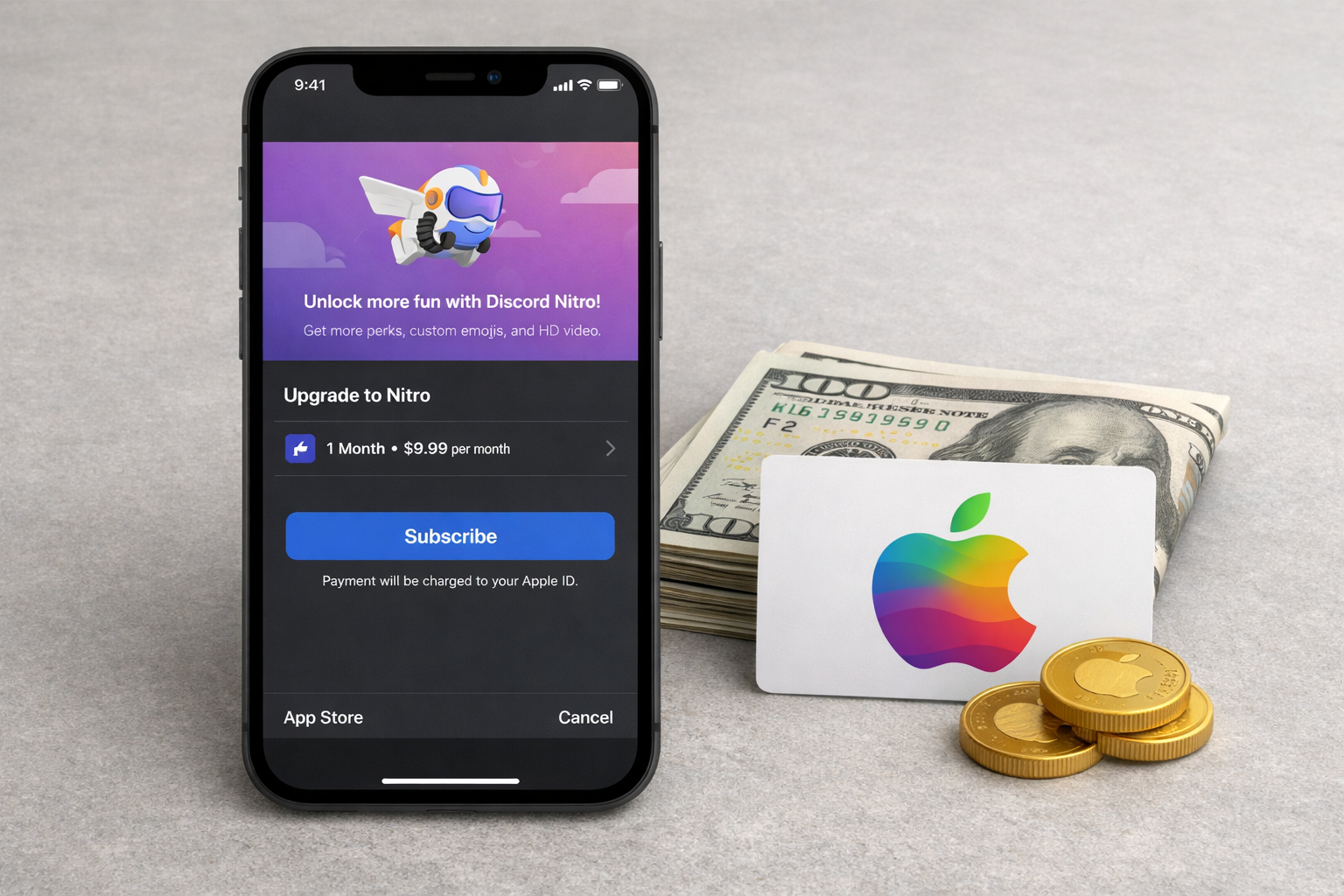 Discord Nitro: инструкция через App Store