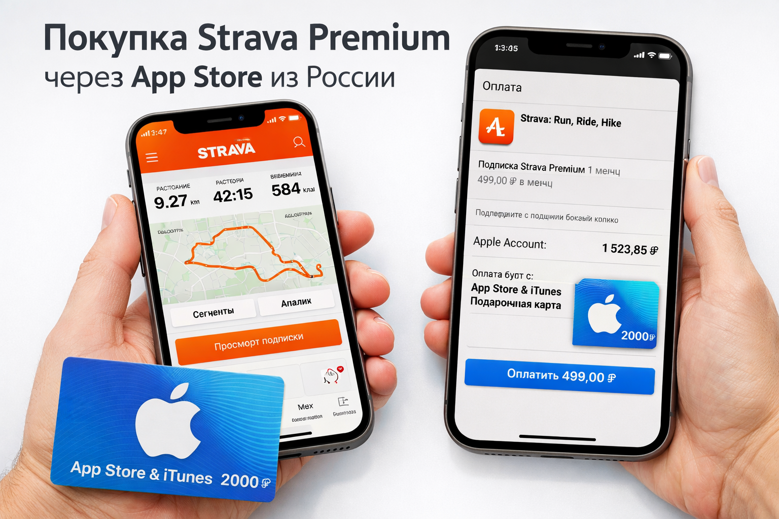 Strava: обложка инструкции App Store