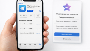 Telegram Premium: обложка инструкции App Store