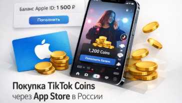 TikTok Coins: обложка инструкции App Store