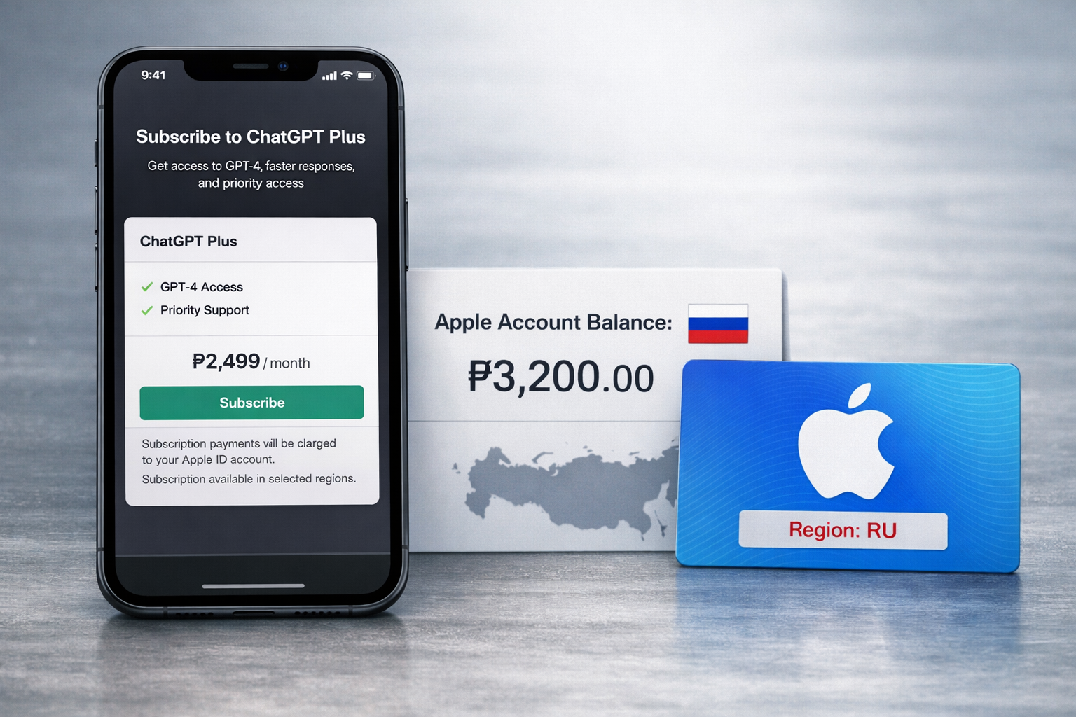 ChatGPT Plus: обложка инструкции App Store