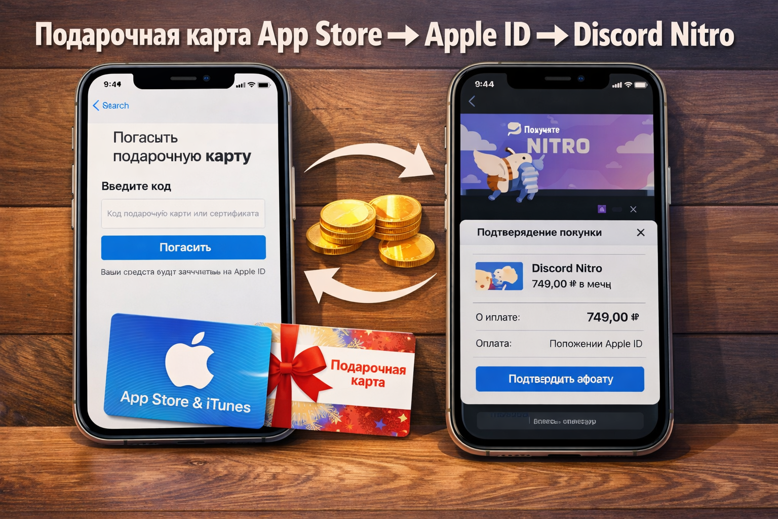 Discord Nitro: инструкция через App Store
