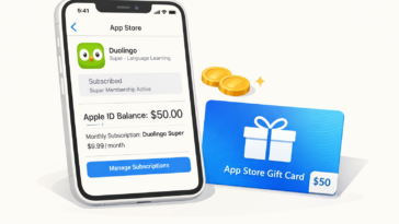 Duolingo Super: обложка инструкции App Store