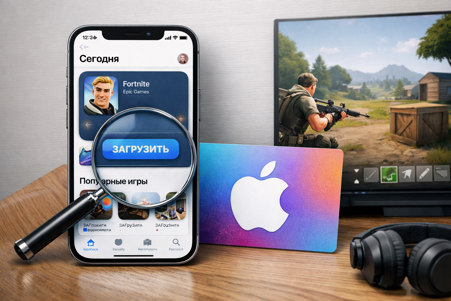 Fortnite: обложка инструкции App Store