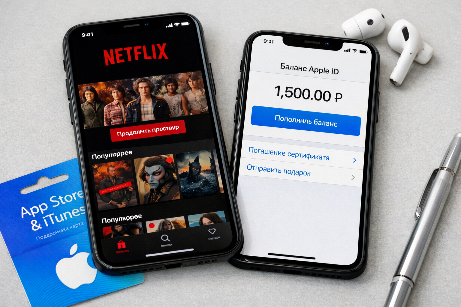 Netflix: обложка инструкции App Store