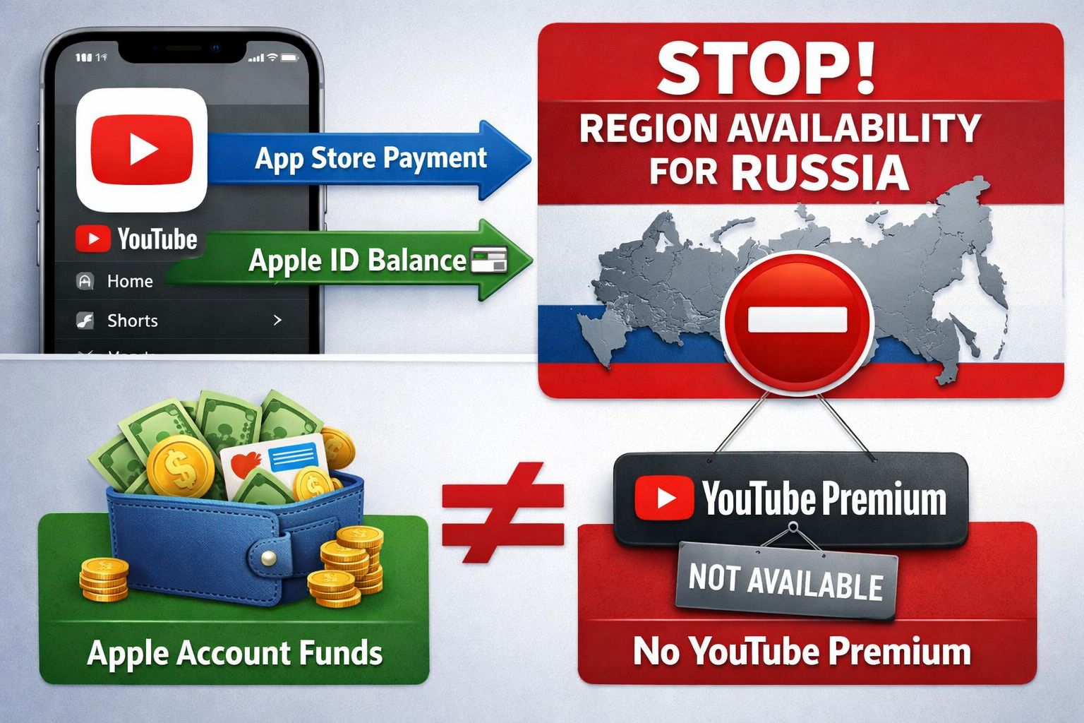 YouTube Premium: инструкция через App Store