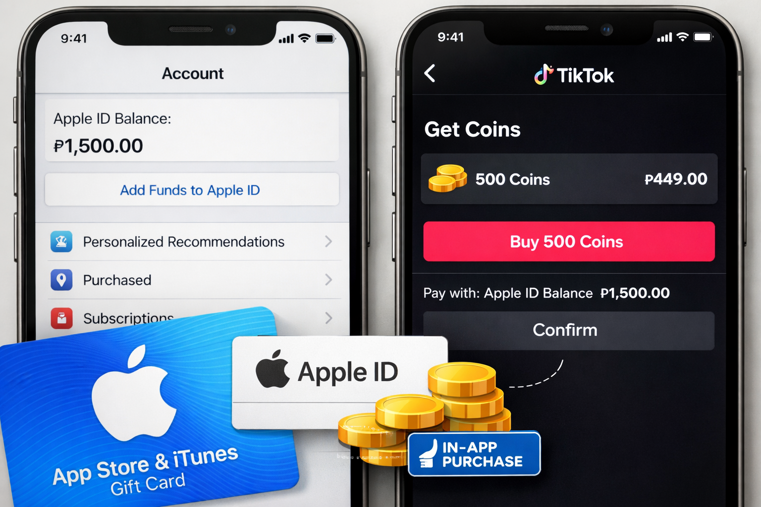 TikTok Coins: инструкция через App Store