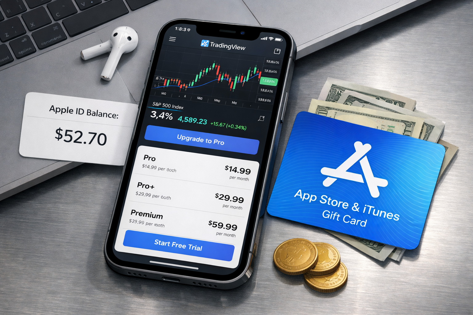 TradingView: обложка инструкции App Store